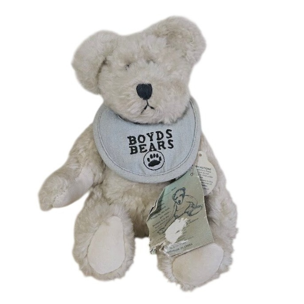 Boyds Bears Corliss Stuffed Plush Beige J.B. Bean Series